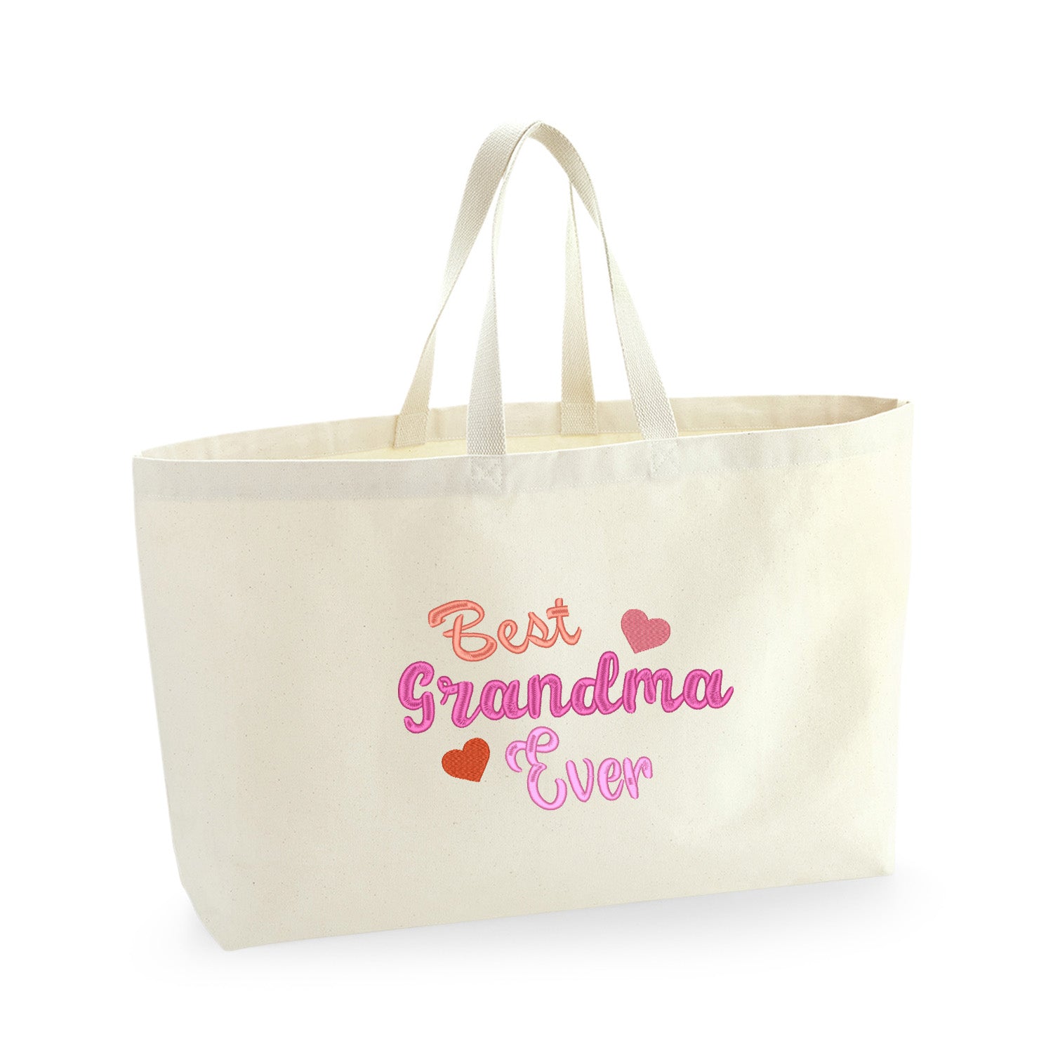 Best Grandma Ever – haftowana torba dla najlepszej Babci Haft z radości