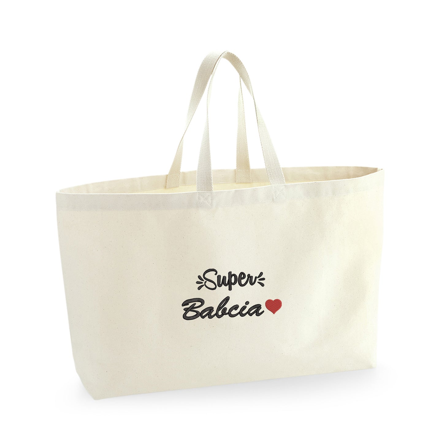 Super Babcia – haftowana torba dla wyjątkowej babci Haft z radości