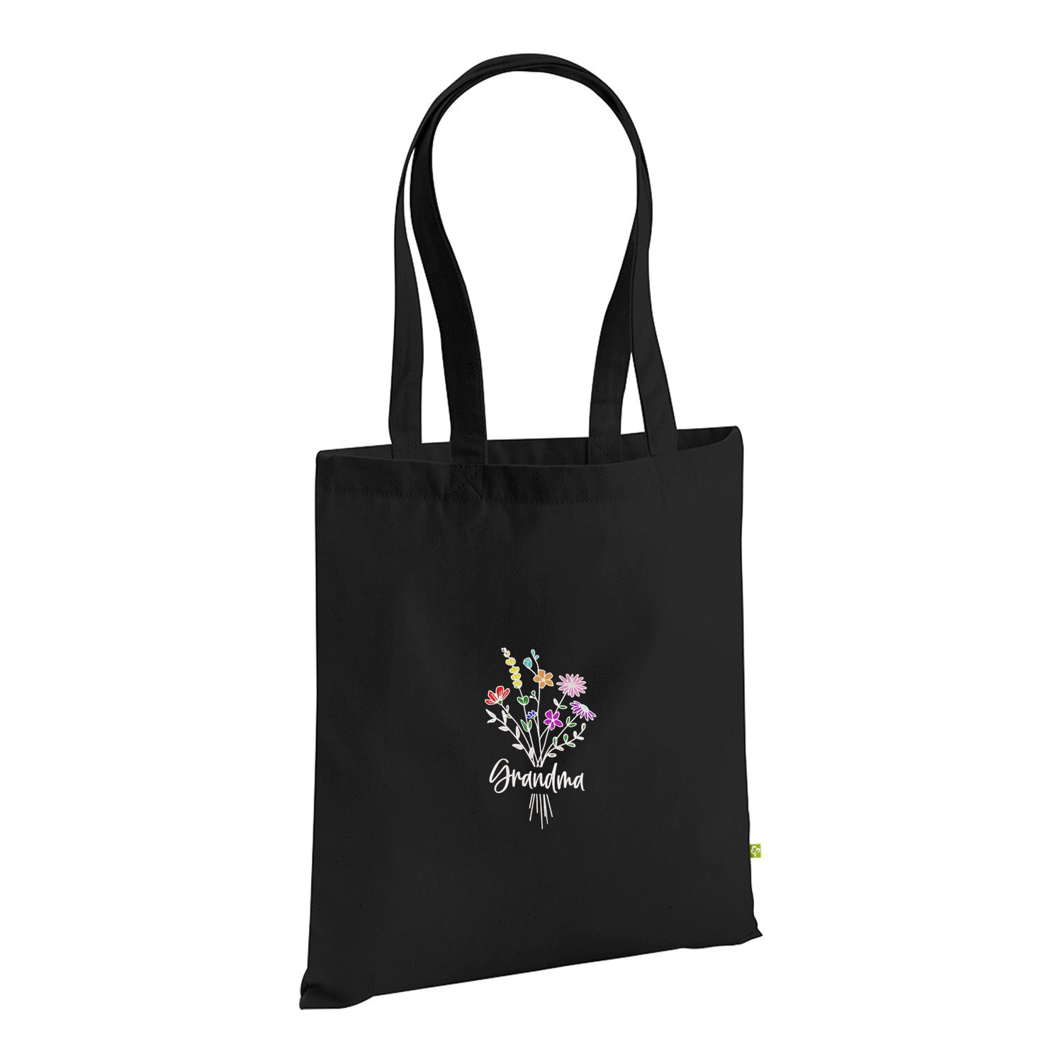 Grandma Floral – haftowana torba z kwiatowym motywem Haft z radości