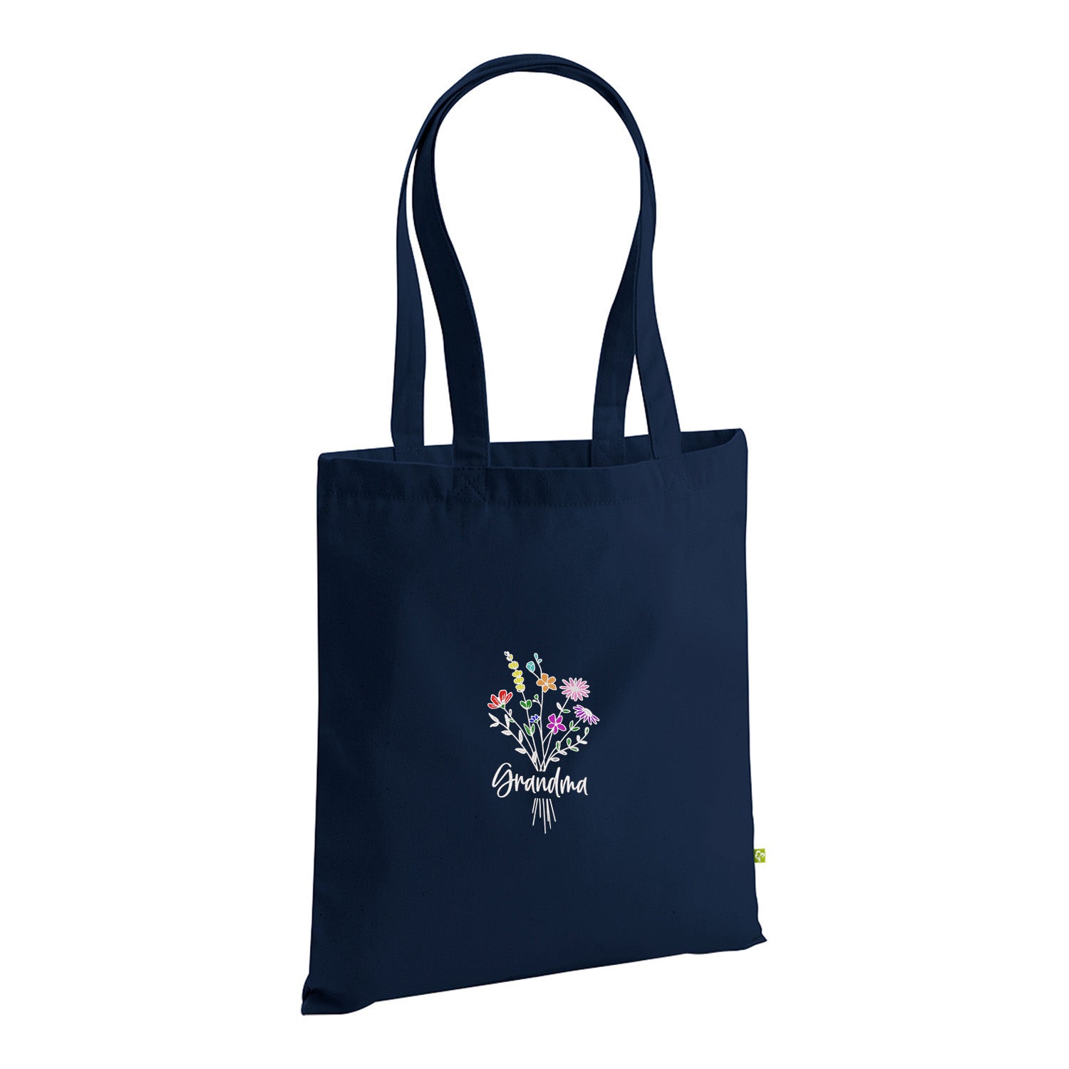 Grandma Floral – haftowana torba z kwiatowym motywem Haft z radości