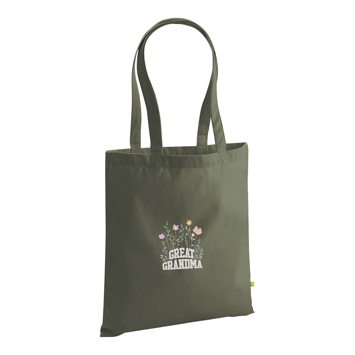 Great Grandma – haftowana torba z kwiatowym motywem dla Prababci Haft z radości