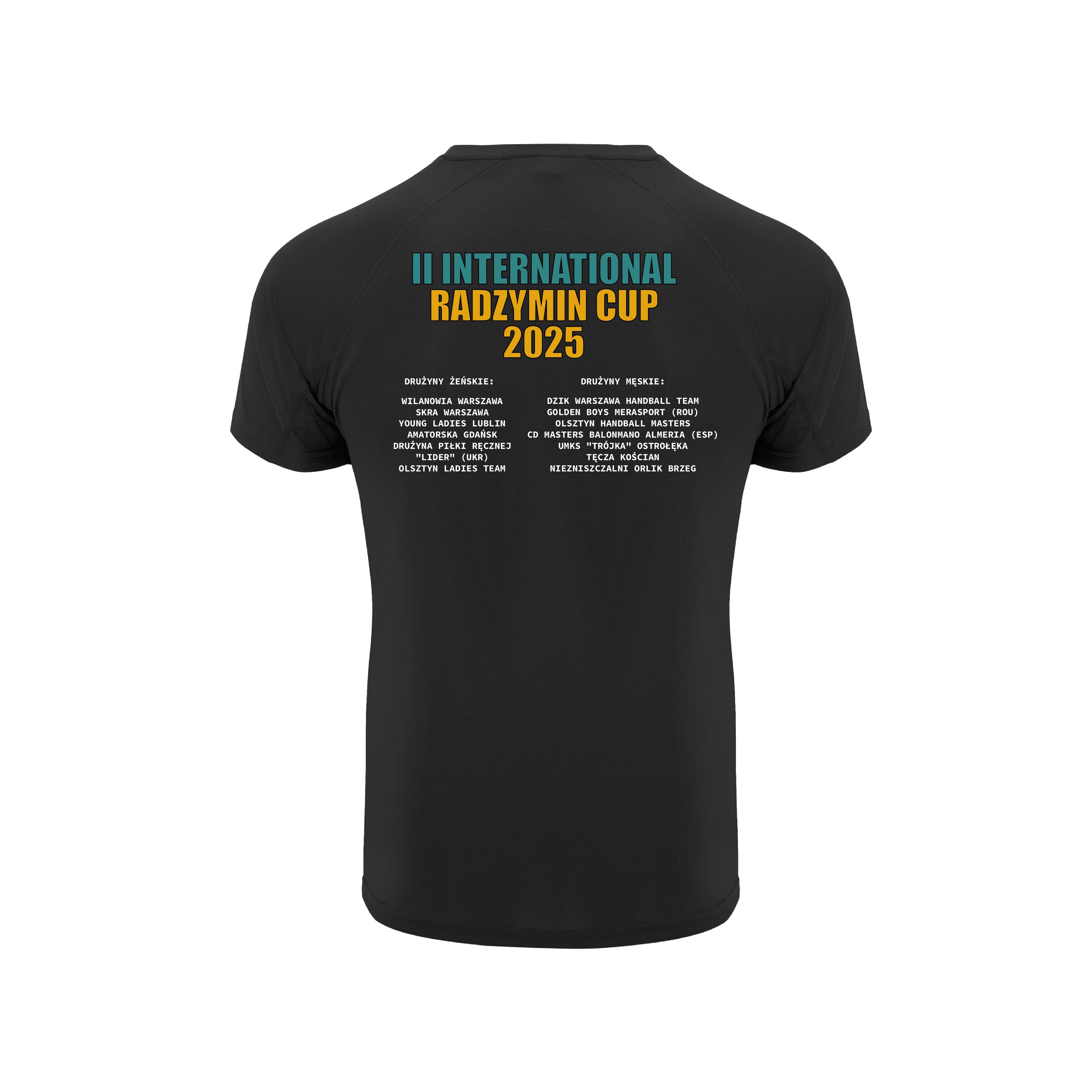 Koszulka sportowa - II RADZYMIN CUP 2025 [PREORDER]- odbiór na hali