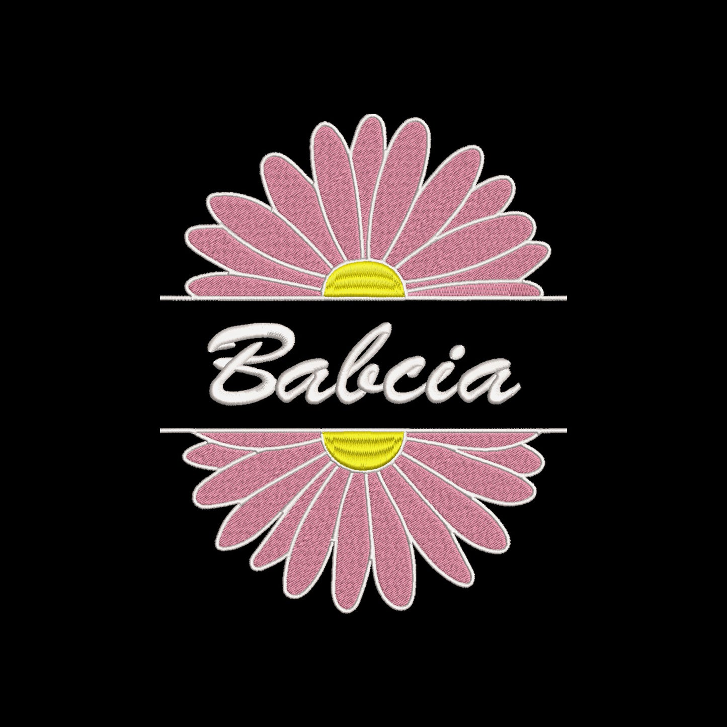 Babcia – haftowana torba z kwiatowym motywem dla Babci Haft z radości