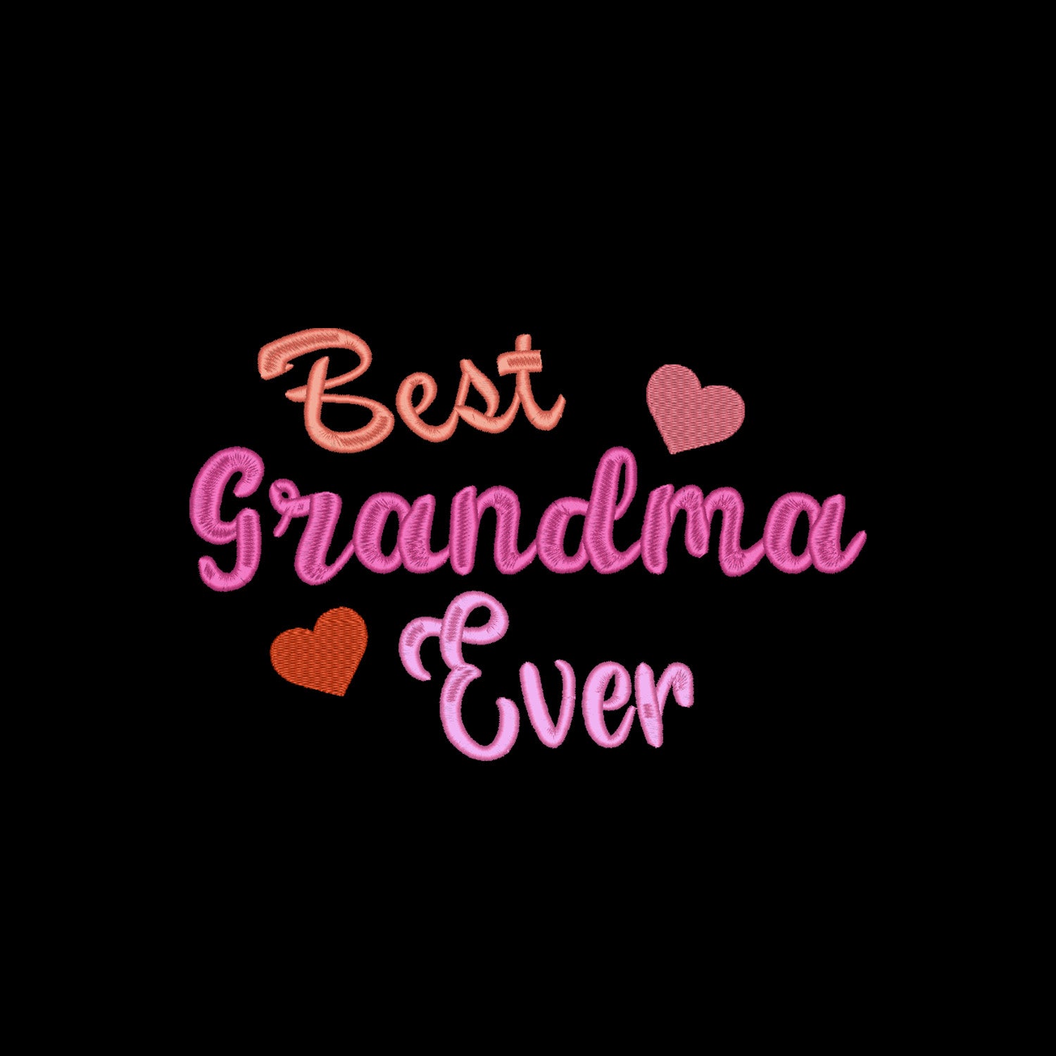 Bluza Best Grandma Ever – wyjątkowy haft dla kochanej Babci Haft z radości - nadruki i haft na odzieży Warszawa