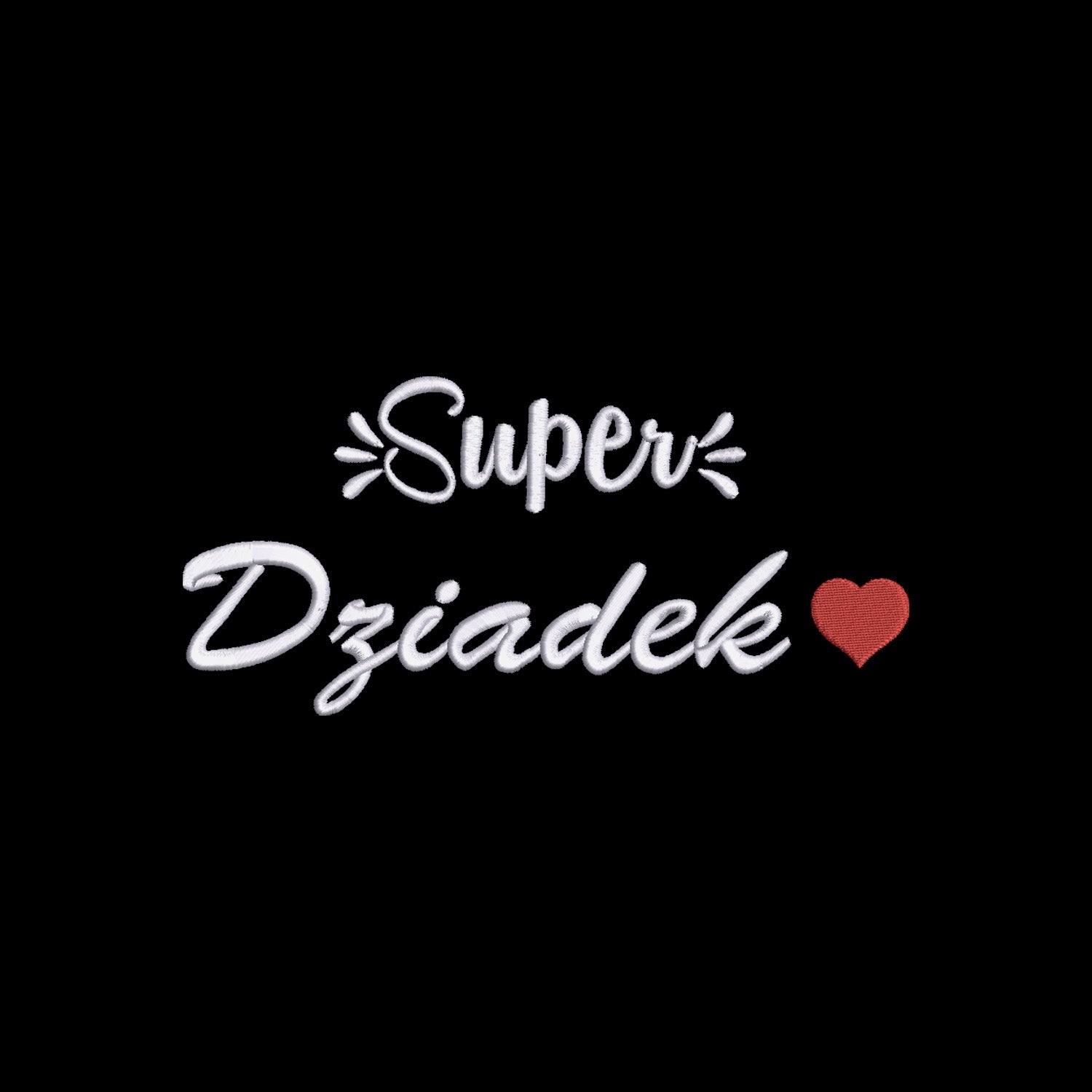 Fartuch Super Dziadek– klasyczny haft dla bohatera rodziny Haft z radości