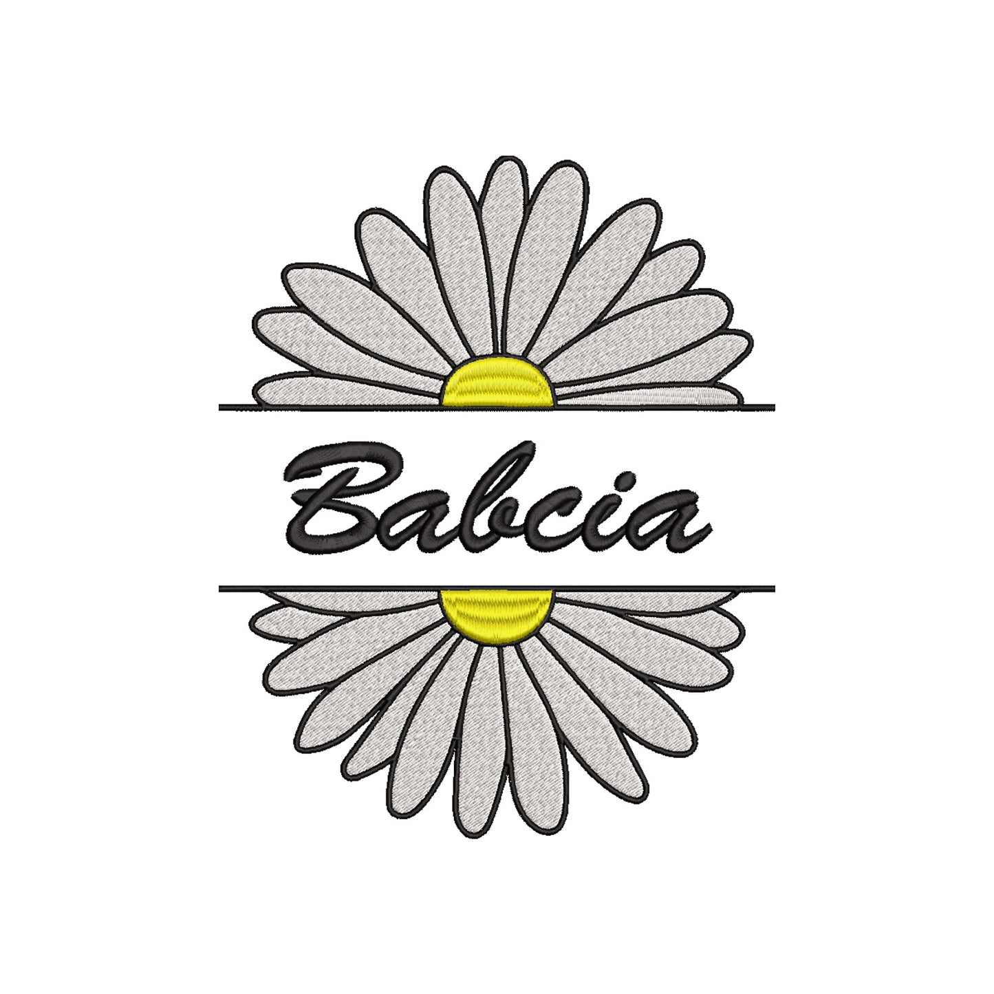 Babcia – haftowana torba z kwiatowym motywem dla Babci Haft z radości