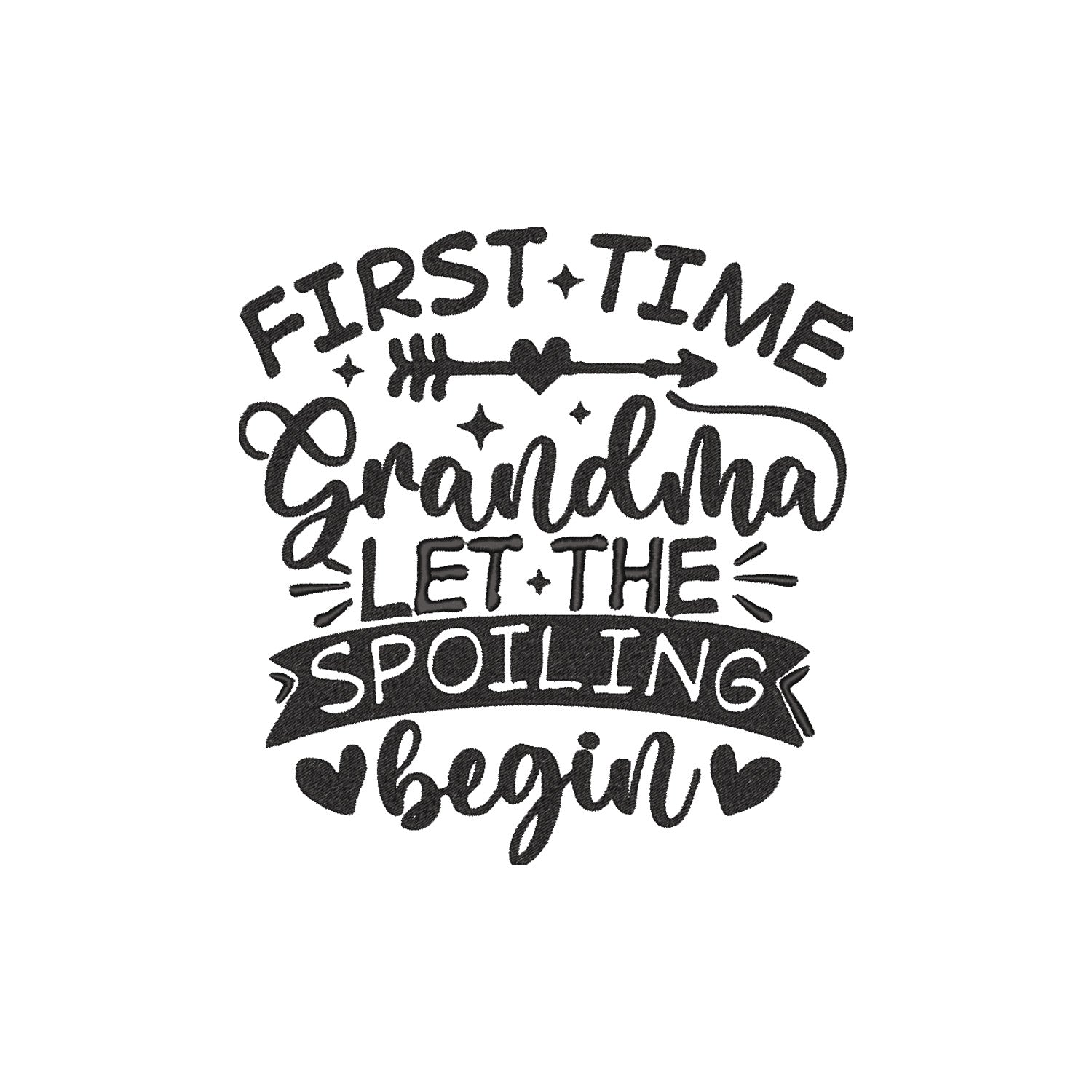 First Time Grandma – haftowana torba na początek babcinej przygody Haft z radości