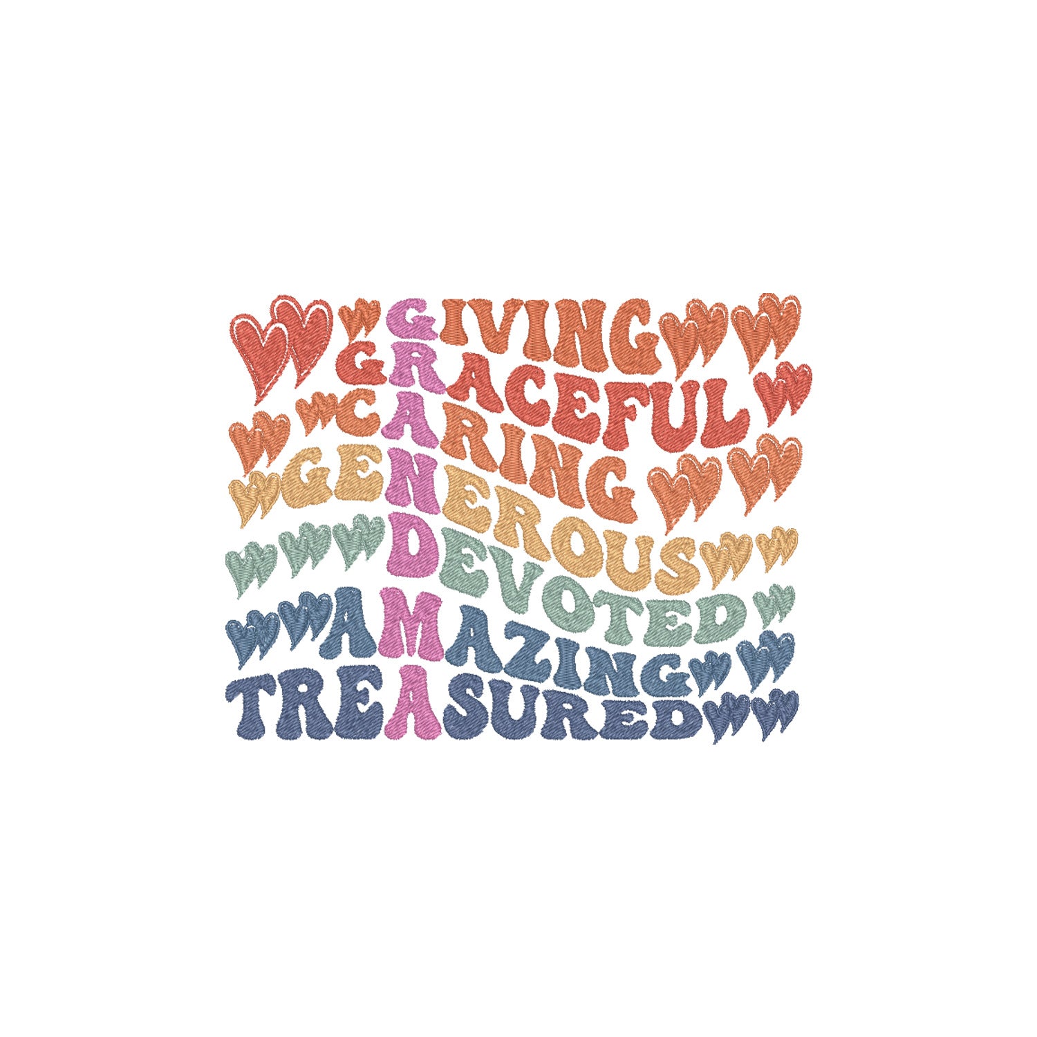 Bluza Grandma Definition – kolorowy haft pełen czułości Haft z radości - nadruki i haft na odzieży Warszawa