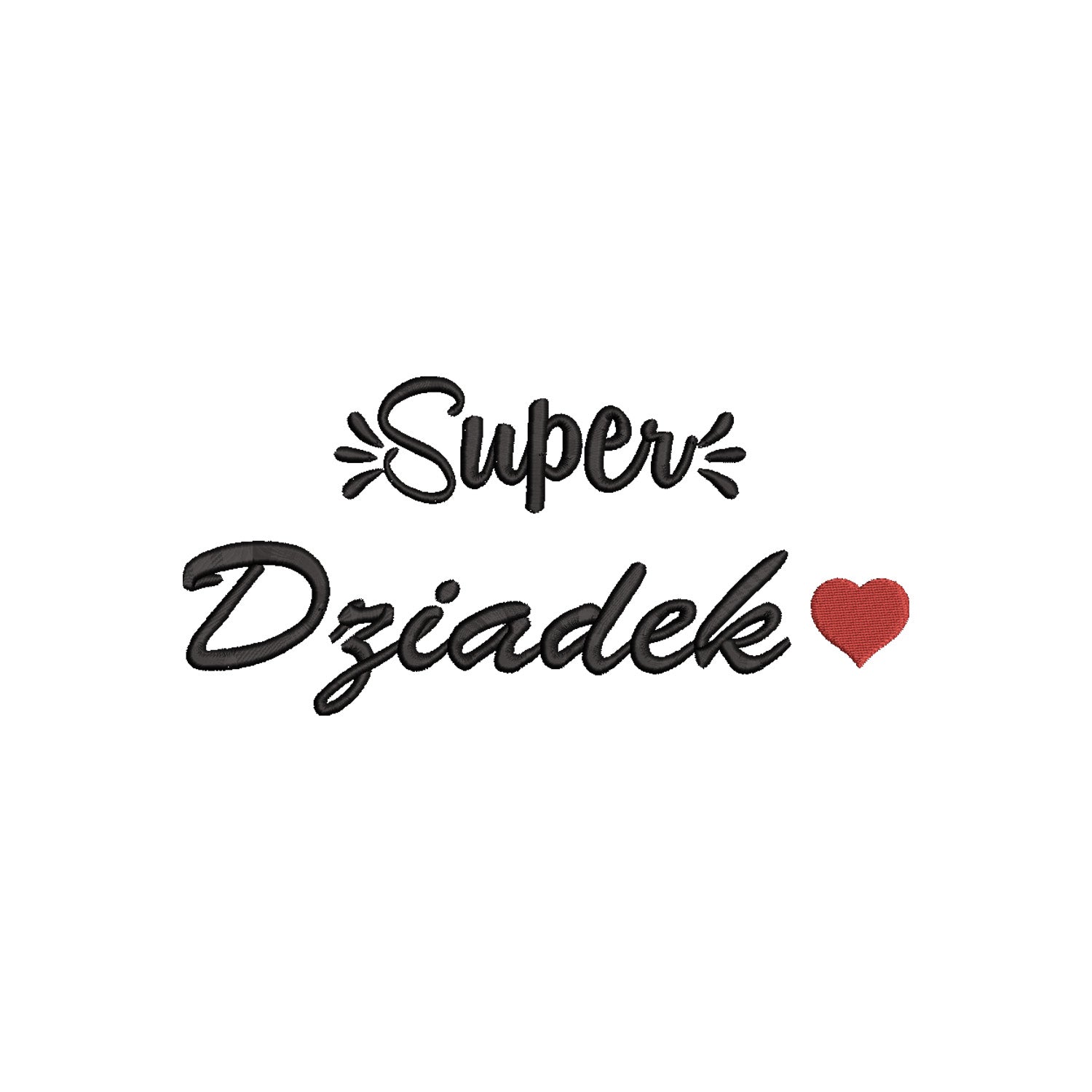 Fartuch Super Dziadek– klasyczny haft dla bohatera rodziny Haft z radości