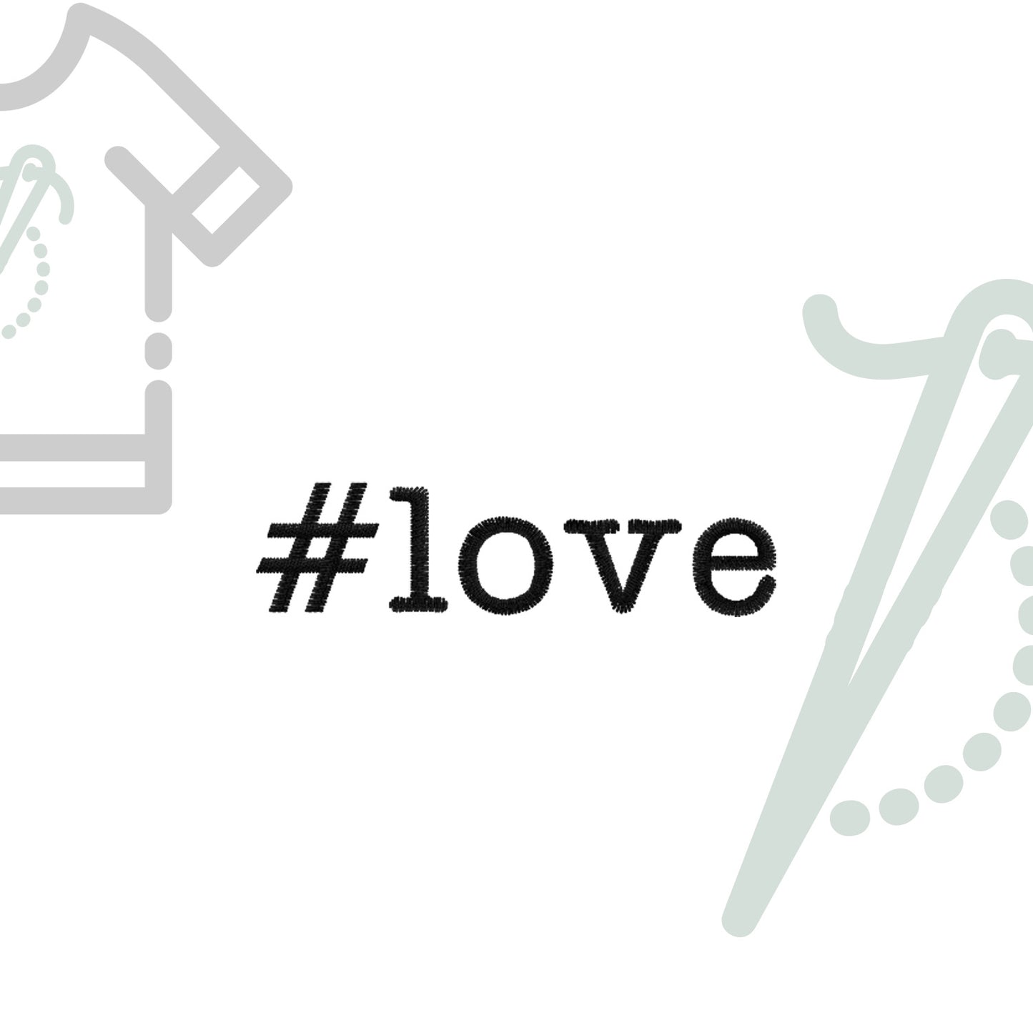Bluza z kapturem "#love" – haft komputerowy, styl z pozytywnym przekazem